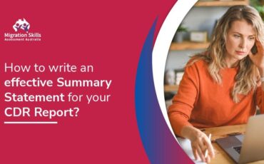 How to write an effective Summary Statement for your CDR Report