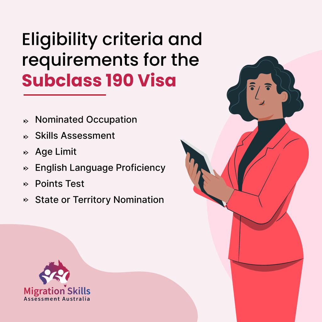 Eligibility criteria and requirements for the Subclass 190 Visa