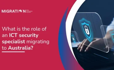 What is the role of an ICT security specialist migrating to Australia
